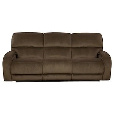 Power Reclining Sofa with Casual Style for Family Rooms 